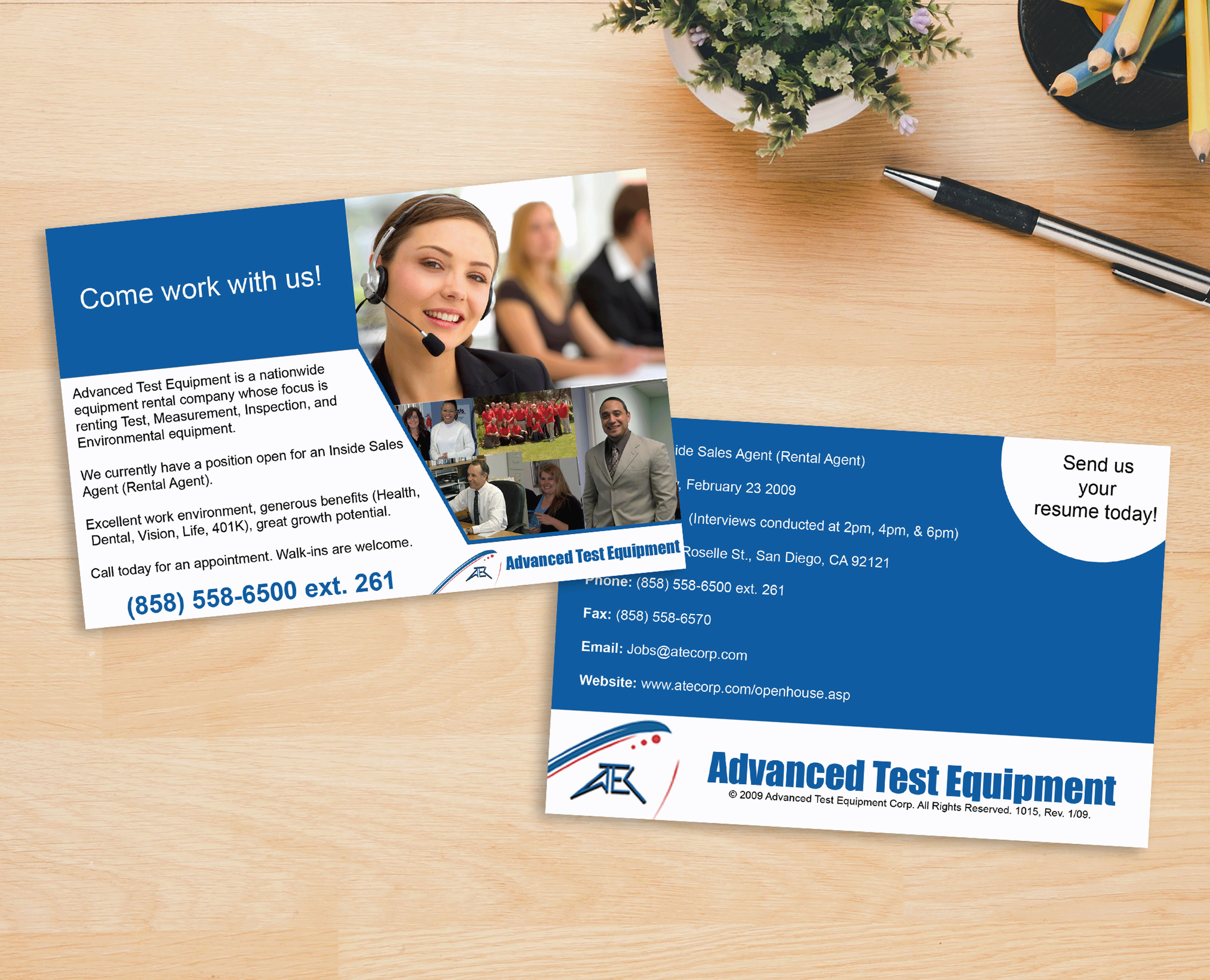 Ad for ATEC Hiring Event