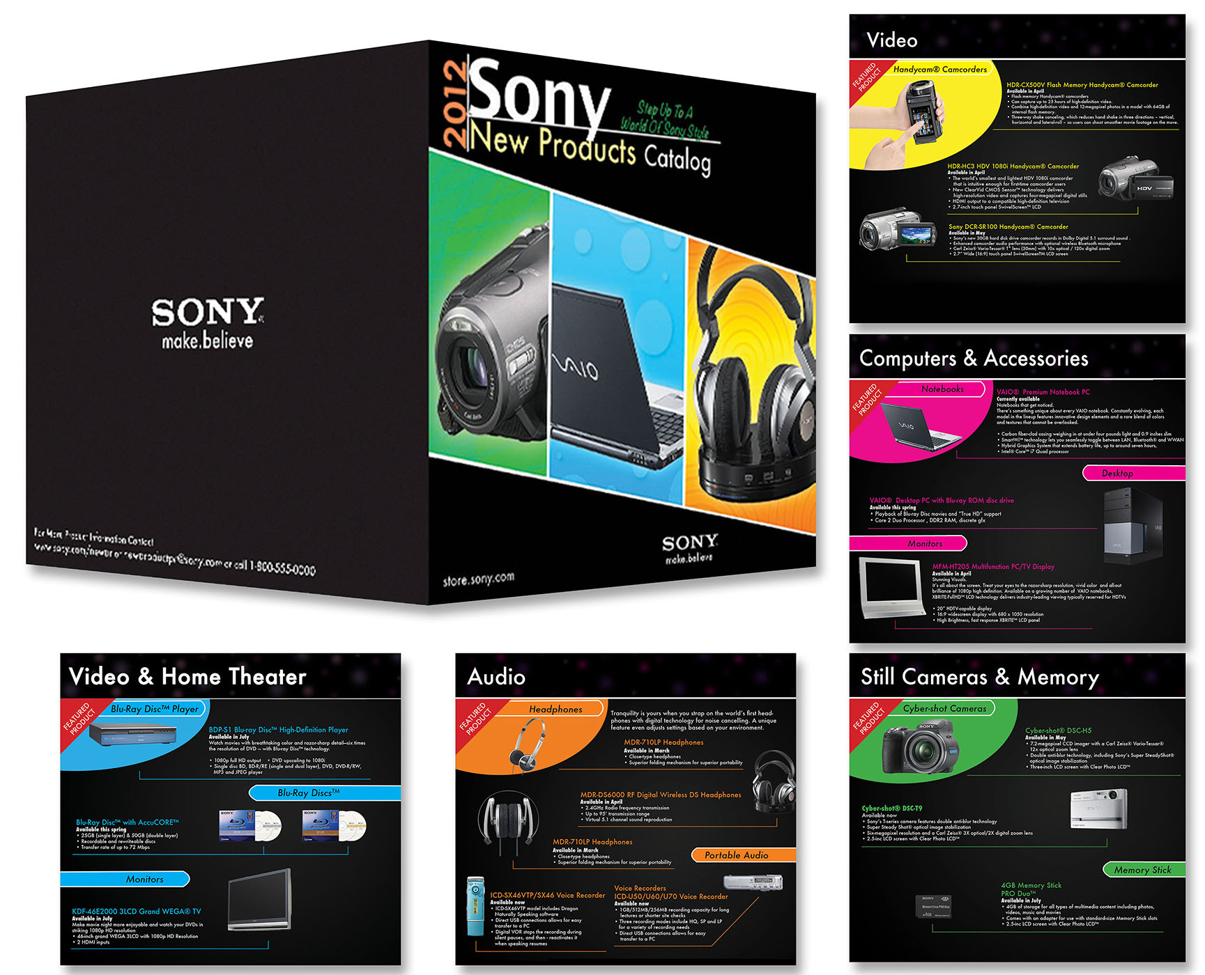 Sony new products catalog